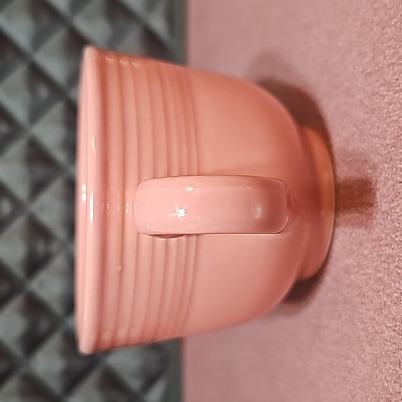 Fiesta Homer Laughlin China Rose Pink Flat (Tea) Cup. Pristine Condition. - Picture 8 of 12